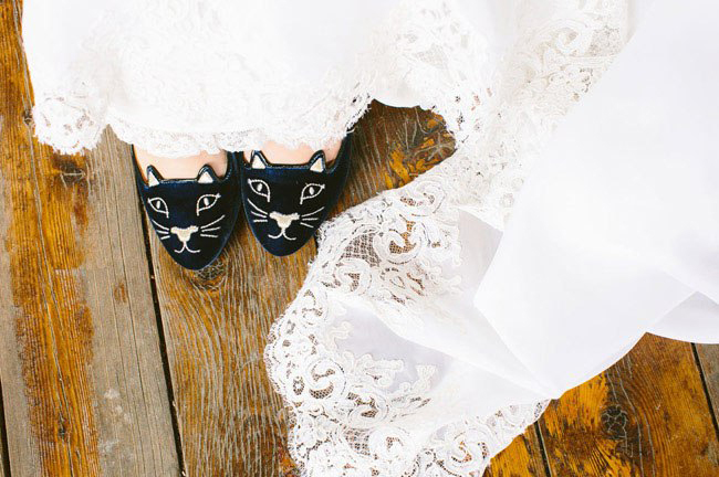 Свадебное платье и туфли