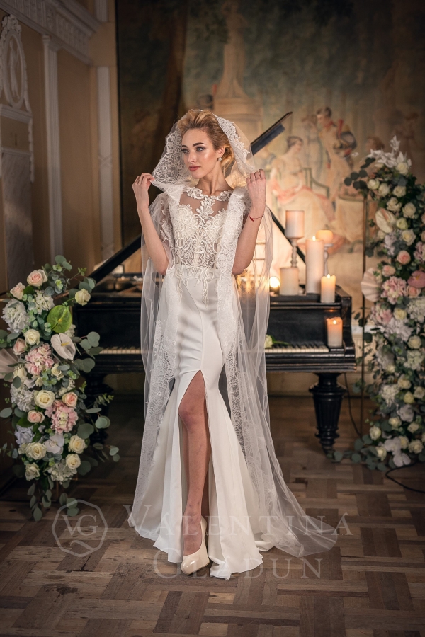 роскошное свадебное платье Сильвер Эйдж