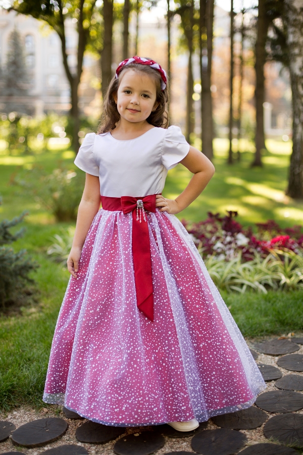 Детское нарядное платье А-силуэта Tiana