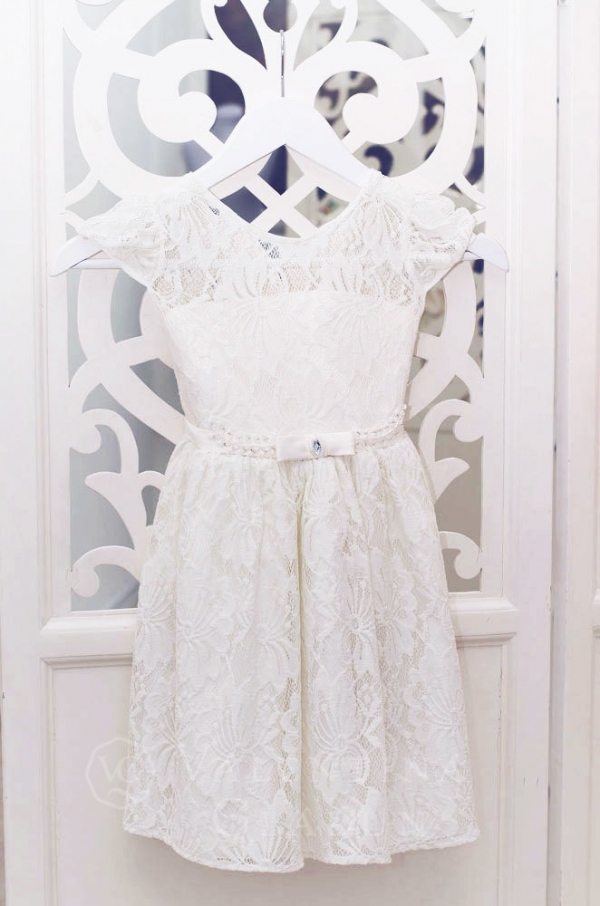 красивое белое платье для девочки 2 годика