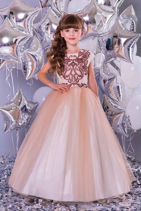 платье принцессы для девочки Ирма от Валентины Гладун