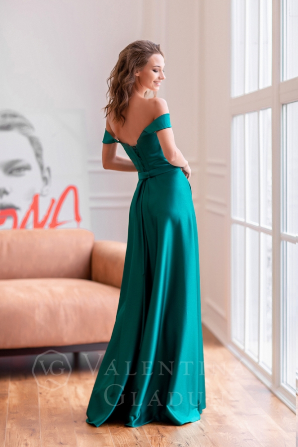 Seam коллекция Нуар 2021 платье бирюзовое