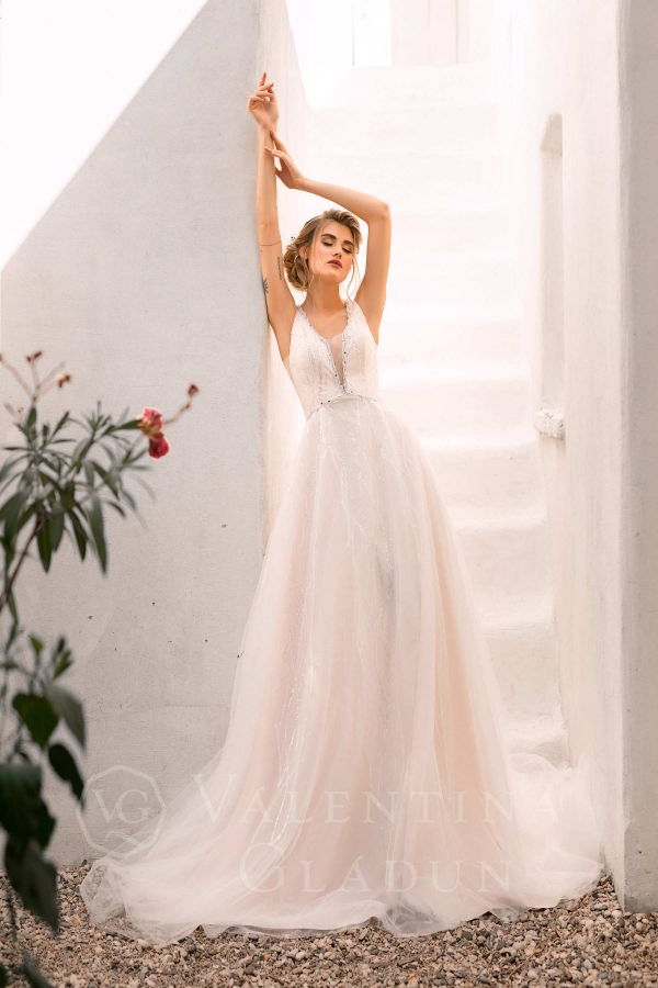 свадебное платье ампир Medici коллекции 2020 от Валентины Гладун