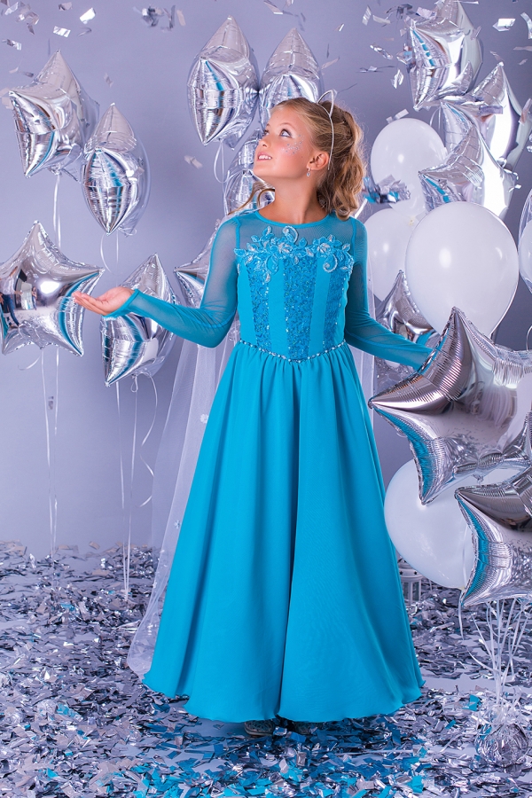 Сказочное платье Эльзы Frozen