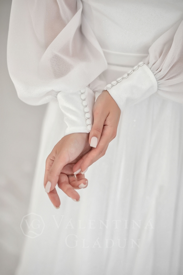 рукава для свадебного платья с манжетами Антония