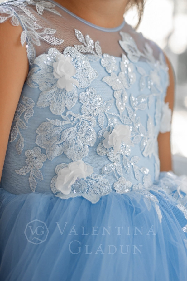 Голубое платье принцессы от Гладун