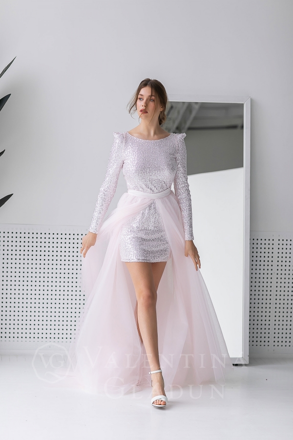 Cholet платье трансформер цвета пудра 2021