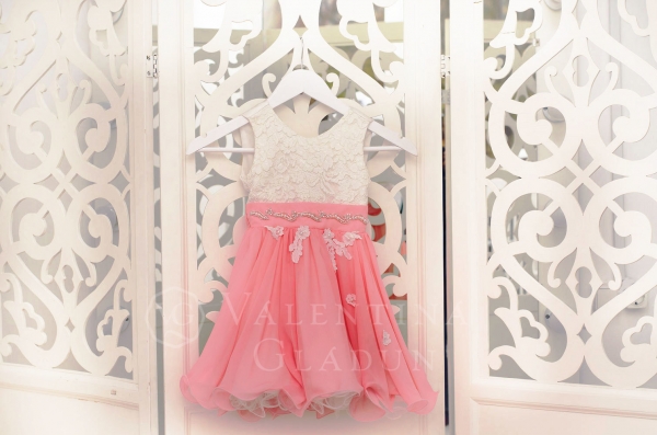 детское платье на годик с розовой юбкой