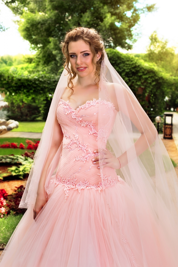 цветное свадебное платье, необычное свадебное платье валентина гладун valentina gladun